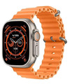 Smartwatch/Uhr HK9 Ultra2 AMOLED 2.02 für iOS + Android (2 Armbänder) - Orange