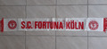 Alter seltener Schal vom SC Fortuna Köln (aus Seidenstoff)