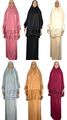 Islamische Gebetskleidung 2-tlg mit Ärmel TOP  *Khimar Hijab Abaya islam muslim*