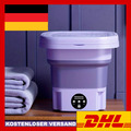 8L Mini Waschmaschine Campingwaschmaschine - Schleuder & Timer - Reise / Campen