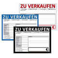 KFZ Verkaufsschilder DIN A4, beidseitig bedruckt, Auto PKW Preisschild, Fahrzeug