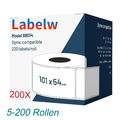 Label Etiketten Kompatibel für Dymo 99012 99014 11354 Labelwriter 450 400 Turbo