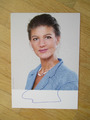 Dr. Sahra Wagenknecht - handsigniertes Autogramm!!!