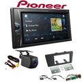 Pioneer Autoradio Rückfahrkamera USB Touch für Volvo V70 II 2000-2003 schwarz