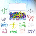 60 Pcs Schule Party Liefert Cartoon Schreibwaren Planer Clips