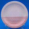 Churchill England rosa Polka Dot Design Kuchenteller Frühstücksteller ø 20,4 cm