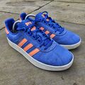 Adidas Trimm Trab blau orange Größe UK 9 Turnschuhe Schuhe Herren