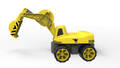 BIG Power Worker Maxi-Digger, Kunststoff, bis 50 kg, ca. 73x32x30 cm, gelb, ab 3