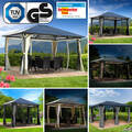 BRAST Pavillon Aluminium 3x3m 3x4m 3,6x4,8m Garten Pavilon Pavillion Festzelt