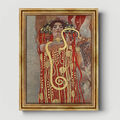 Hku Klimt Hygieia Gustav Klimt Kunstdruck Leinwandbild mit Rahmen
