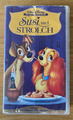 Susi & Strolch, Walt Disney, Meisterwerke, VHS, VIDEO, Kassette