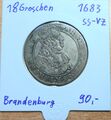 18 Groschen 1683 Brandenburg Preußen Silber Altdeutschland Vorzüglich