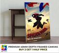 Spider-Man Into the Spider-Verse klassisches Filmposter LEINWAND Kunstdruck Geschenk