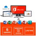 Microsoft Office 365 Pro Plus 5 Geräte NEU lebenslanger Account MAC/WIN/iOS