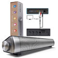 Bluetooth Soundbar TV-PC Sound System 3D Surround Subwoofer Lautsprecher USB/AUX