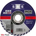 SBS® Trennscheiben Ø125mm x 1mm 50 Stk. INOX Edelstahl Metall Flexscheiben Stahl