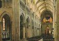 Alte Postkarte - Lausanne - Inneres der Kathedrale mit Orgel