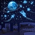 531 Stück Leuchtsterne Kinderzimmer Sterne leuchtend Selbstklebend Wandsticker