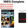 Need for Speed Underground 2 Save PS2 Speicherkarte entsperrt 100 % abgeschlossen speichert