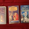3 X Susi & Strolch, 2x Hologramm, 2 X Meisterwerk,1x Hefteinlage Walt Disney VHS