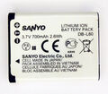 Sanyo DB-L80 Akku und für Pentax D-Li88, Toshiba PX1686, Panasonic VW-VBX070