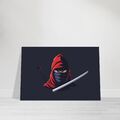 Acrylglasbild Leinwand Ninja Krieger Japanisch Assassine Anime Wanddeko Poster