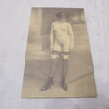 Vintage Französische nackte Postkarte Fotokarte  Nude Akt Erotik  (AA160)