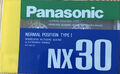 Panasonic NX 30 vintage audio cassette blank tape sealed Made in Japan Type I