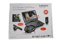 Lenco DVP-1010BK 10 Zoll Tragbarer DVD-Player - Schwarz mit Kopfhörer