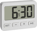 TFA Dostmann Digitaler Miniwecker, 60.2036.02, mit Alarmfunktion, Stoppuhr und T