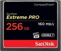 SanDisk Extreme Pro CompactFlash Speicherkarte 256GB (UDMA7, 4K-UHD- und Full-HD