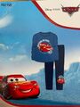 Disney Pixar CARS Kleinkinder Nachtwäsche Schlafanzug Langarm blau 110/116 Neu