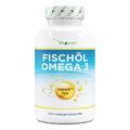 Omega-3 Fischöl = 420 Softgel Kapseln 1000mg Lachsöl 18% EPA & 12% DHA