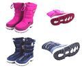 Winterstiefel Stiefel Schnee-Boots Kinder blau Pink Gr.  28,29,30,31,32,33,34,35