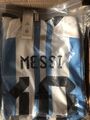 Adidas Trikot Lionel Messi Spielerversion 2022 WM-Patch 3 Sterne Argentinien