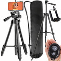 Video Kamera Stativ  110cm Ausziehbar Handy Aluminium Leichte Dreibeinstativ