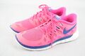 Nike Free 5.0 Laufschuhe EU 39 US 8 Damen Hot Pink Blau 642199-641