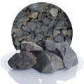 Basalt Gabionensteine anthrazit 25kg 32-60 & 60-120 mm Steine für Gabione Garten