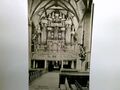 Merseburg. Die Orgel im Dom. Alte AK s/w. Kirchen Innenansicht mit Blick zur Org