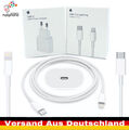 Original Apple iPad iPhone Lightning USB-C Kabel Adapter Ladegerät 12W 18W 20W