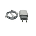 Original Apple Lightning auf USB-C Ladekabel Kabel mit Adapter - 1 Meter - Weiß