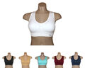 Seamless  Bustier /BH super Passform gefütterte Cup´s  in 9 Farben Gr. M - XXXL