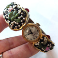 Armbanduhr Armband Mechanisch Vintage Signiert Pilgrim Lady 17J