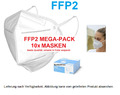 10x FFP2 Masken 5-lagig zertifiziert Atemschutz Mundschutz Maske einstellbar NEU