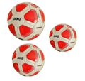 Jako Trainingsball Fußball Sportball  Spielball Gr. 3-4-5 rot/weiß
