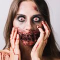 Farbige Kontaktlinsen Halloween Zombie Kostüm Ohne Stärke Rote Fasching Vampir