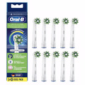 10X Oral-B CrossAction CleanMaximiser Aufsteckbürsten Zahnbürstenaufsatz - Weiß