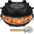 Pizzamaker Zeegma Pizza Chef Elektrischer Pizzaofen Backofen 1200 W 400°C Timer