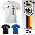 Herren T-Shirt Fanshirt Deutschland Trikot EM WM Fußball Germany MoonWorks®