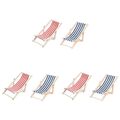 6 Pcs Mini-Sessel Aus Strandkorb Hohe Strandkörbe Für Erwachsene Möbel